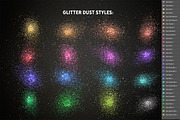 GLITTER PRO Styles, Actions, Brushes, a Layer Style Add-On by Graphic Spirit (Thumbnail 6 of 12)