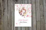Birth Announcement Template-V09, a Card Template by Template Shop (Thumbnail 3 of 3)
