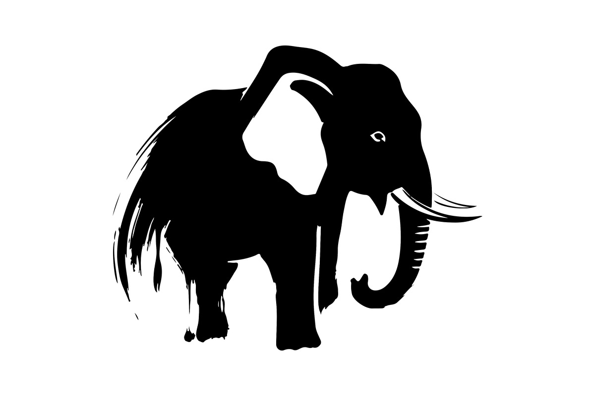 Elephant Vector Elements Bundle, an Animal Illustration by balal (Photo 3 of 18)