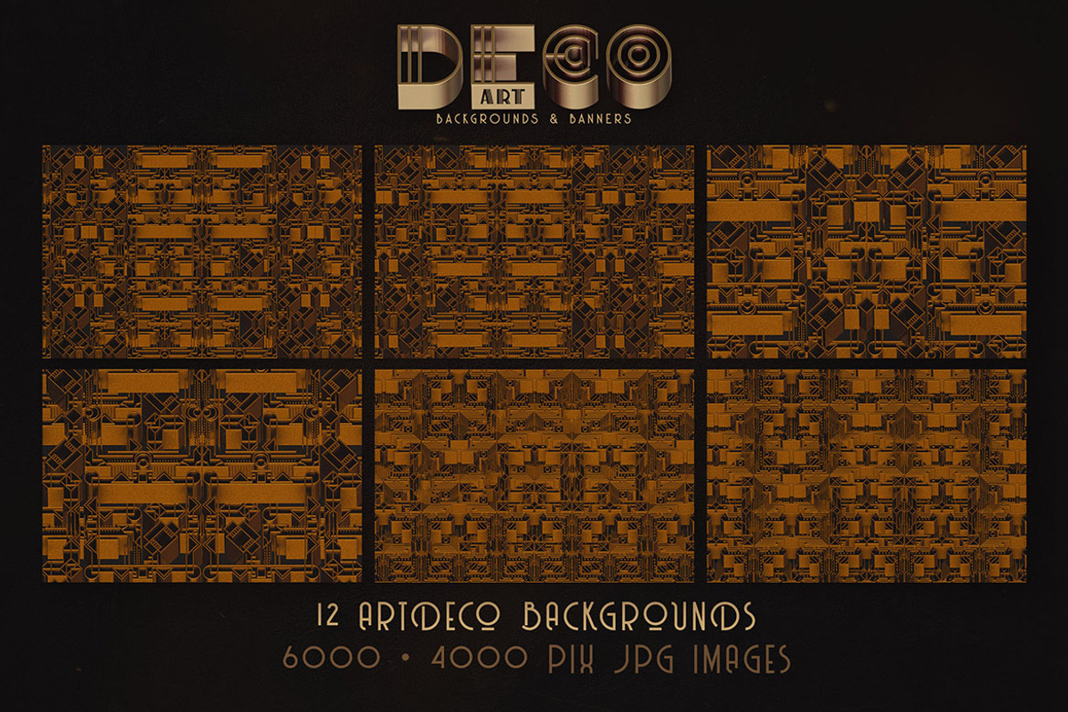 SALE Art Deco Toolkit, a Background Graphic by Cruzine (Photo 21 of 111)