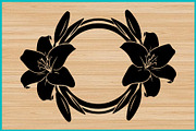 50 Botanical Border Collection Bundl, an Illustration by Creativeshirt (Thumbnail 4 of 4)