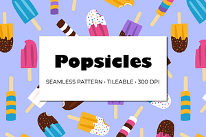 Popsicles Seamless Pattern