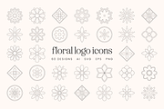 Floral Vector Icons, an Object Graphic by Emma Webb Studio (Thumbnail 1 of 6)