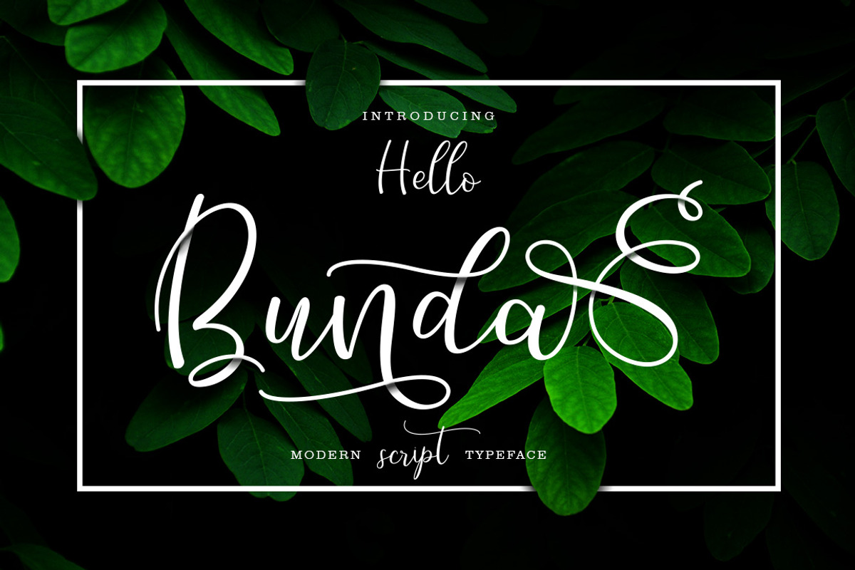 Hello Bunda Typeface