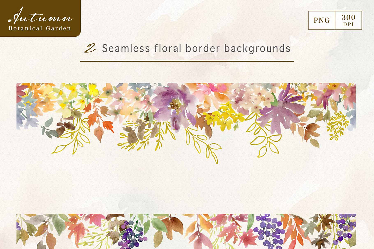 Watercolor Autumn botanical graphics, an Object Graphic by Sawango Designs (Photo 11 of 14)