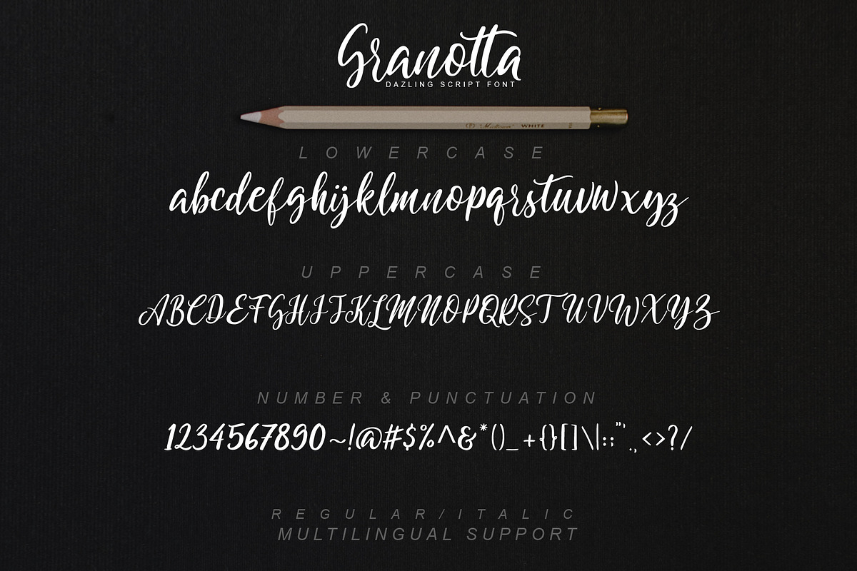 Granotta Font - Christmas with bonus, a Script Font by gameboth.studio (Photo 10 of 16)
