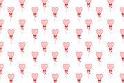 Coquette card templates + patterns, a Card Template by Viaireshop (Thumbnail 7 of 9)
