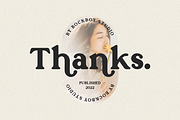 Carriage - Modern Retro Serif Font, a Serif Font by RockboyStd (Thumbnail 12 of 12)
