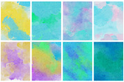 Hand drawn watercolor backgrounds, a Texture Graphic by Deveze Art & Co (Thumbnail 12 of 13)