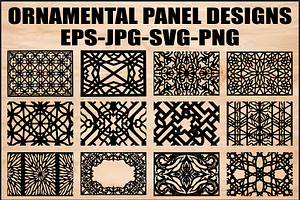 Intricate Decor Panel Bundle, an Object Graphic by Designer_Momina