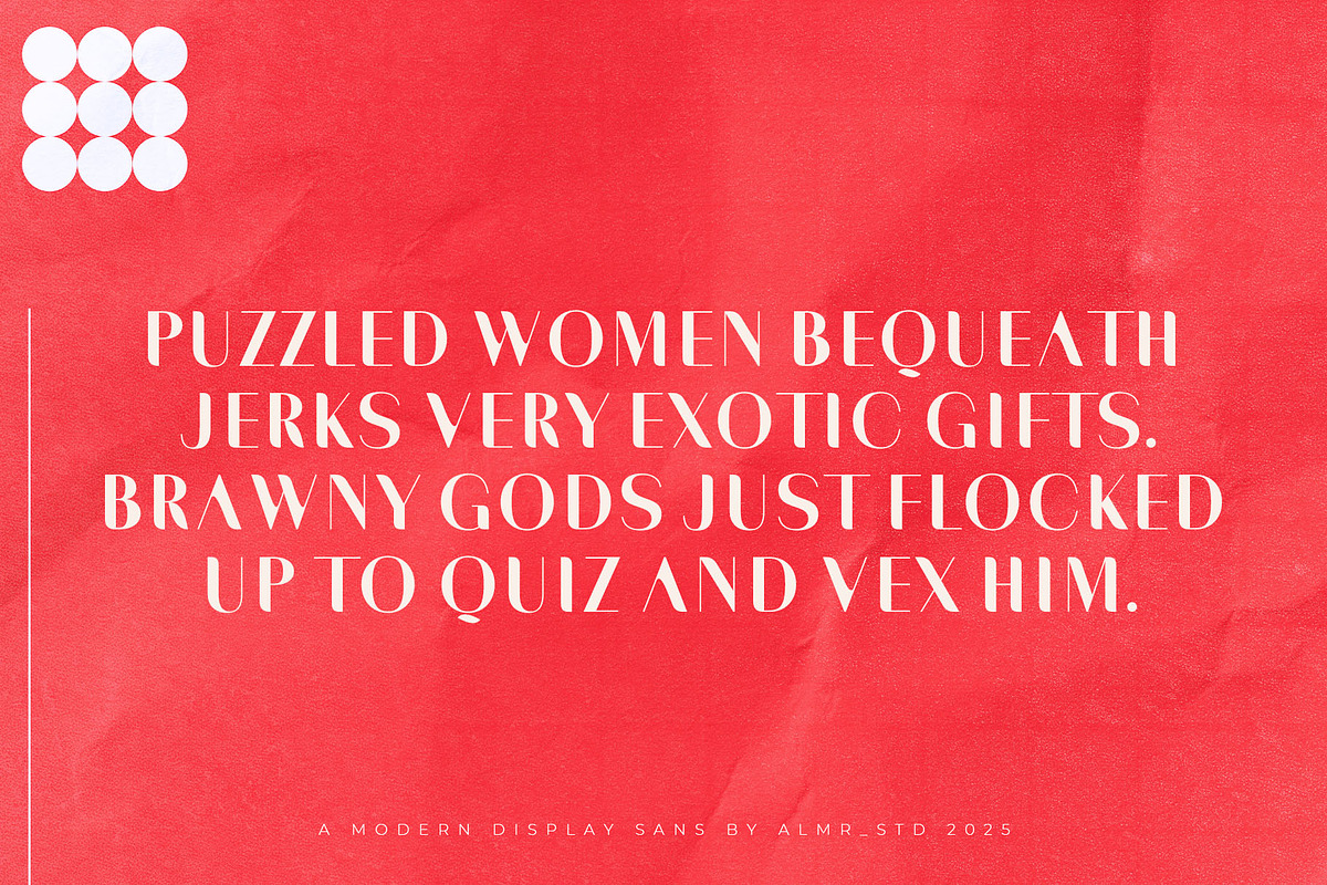 Wavea - Modern Display Sans, a Sans Serif Font by Almeera Std (Photo 5 of 5)