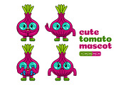 Onion Mascot Cartoon Character, an Illustration by MEDZ (Thumbnail 3 of 5)