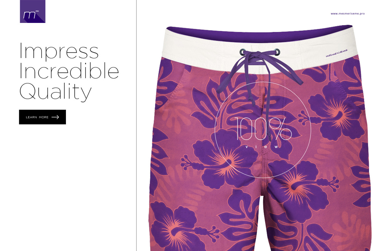 Men Shorts Mock-up, a Bottom Mockup by Mocca Mockups Store