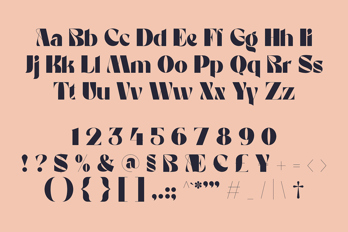 Beckan - Retro Typeface, a Font by Valentino Vergan (Photo 8 of 10)