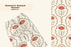 Romantic Damask Blooms