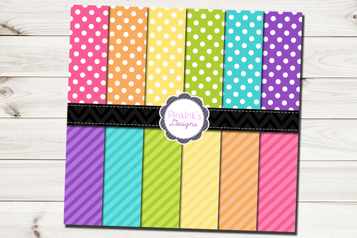 98% OFF SALE digital paper bundle!, a Pattern Graphic by Pinkinks (Photo 4 of 9)