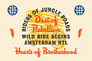 Vilanders - Vintage Stamp Font, a Script Font by Edignwn Type (Thumbnail 3 of 10)
