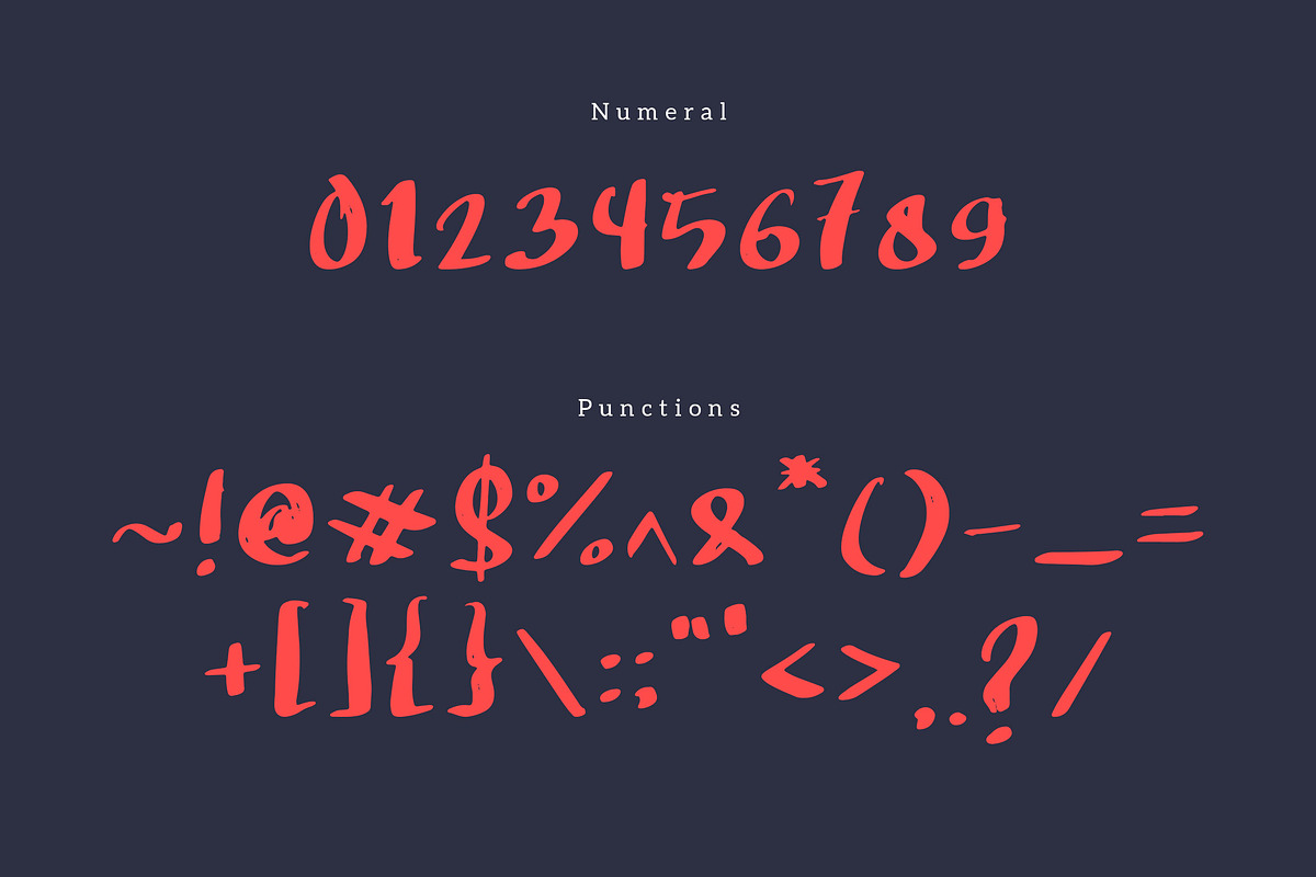 Wicked Steam - Handwritten Font, a Script Font by Krakenbox Studio (Photo 9 of 11)