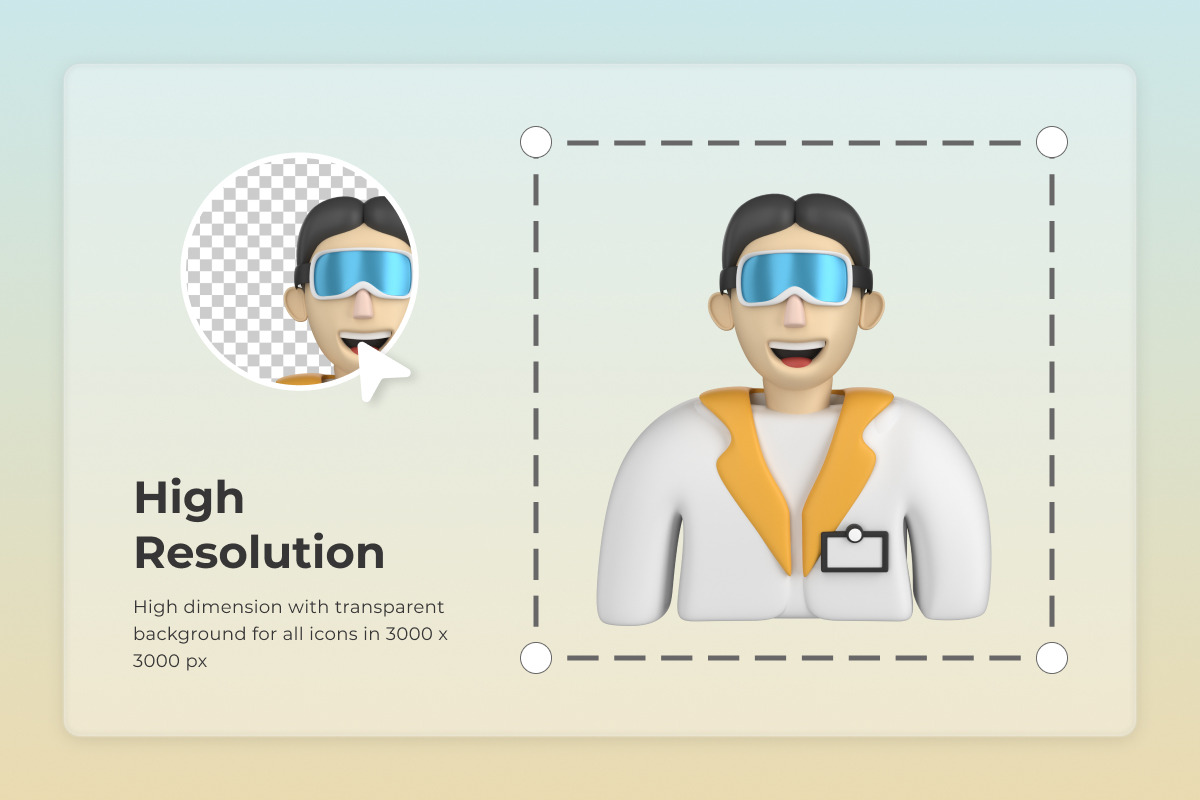Scientific Laboratory 3D Icon Packs, a Technology Illustration by twinstd (Photo 3 of 6)