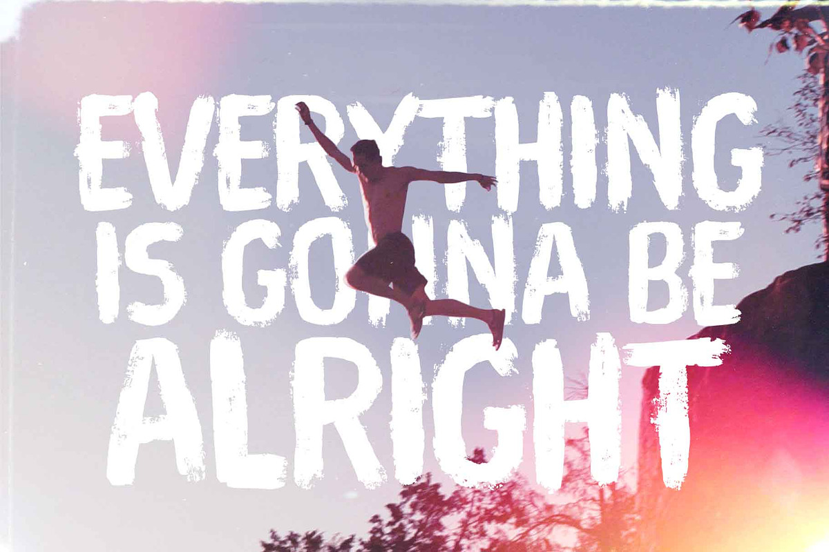 Friday Hype; Rough Brush Font, a Script Font by Eko Bimantara (Photo 5 of 5)