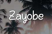 Zayobe font, a Sans Serif Font by ponuppo (Thumbnail 4 of 4)