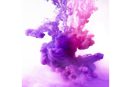 Colorful ink in water isolated on containing ink, water, and background, an Abstract Photo by Prostock-Studio