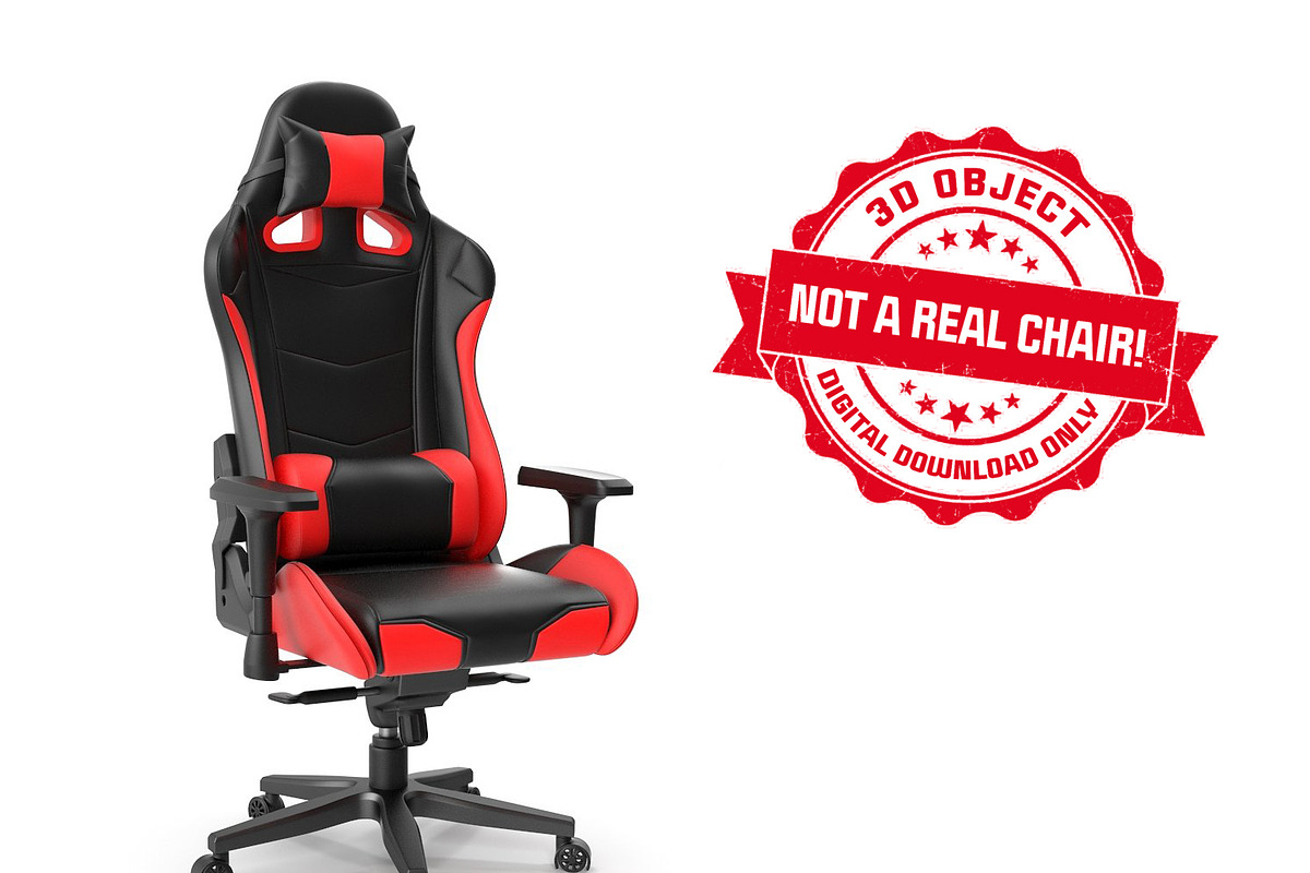 OPSeat Modern Computer Gaming Chair, a Furniture 3D Model by Tedi Permana (Photo 1 of 12)