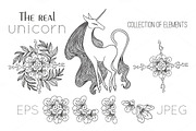 The Real Unicorn, a Pattern Graphic by Apolinarias Art (Thumbnail 5 of 5)