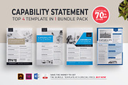Capability Statement Bundle, a Flyer Template by obayes (Thumbnail 1 of 10)