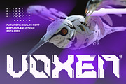 Vexon - Futuristic Display Font, a Sans Serif Font by Flawless And Co (Thumbnail 1 of 10)