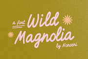 Wild Magnolia Handwriting Script, a Script Font by Nonceni (Thumbnail 1 of 12)