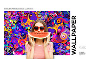 100 Modular Pattern Illustration, a Decorative Illustration by singpentinkhappy (Thumbnail 6 of 10)