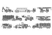 Big set of construction equipment, a Transportation Illustration by WINS Doodle shop (Thumbnail 5 of 7)