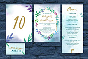 Sophie Wedding Invitation Template, an Invitation Template by Graphic Cook (Thumbnail 1 of 2)