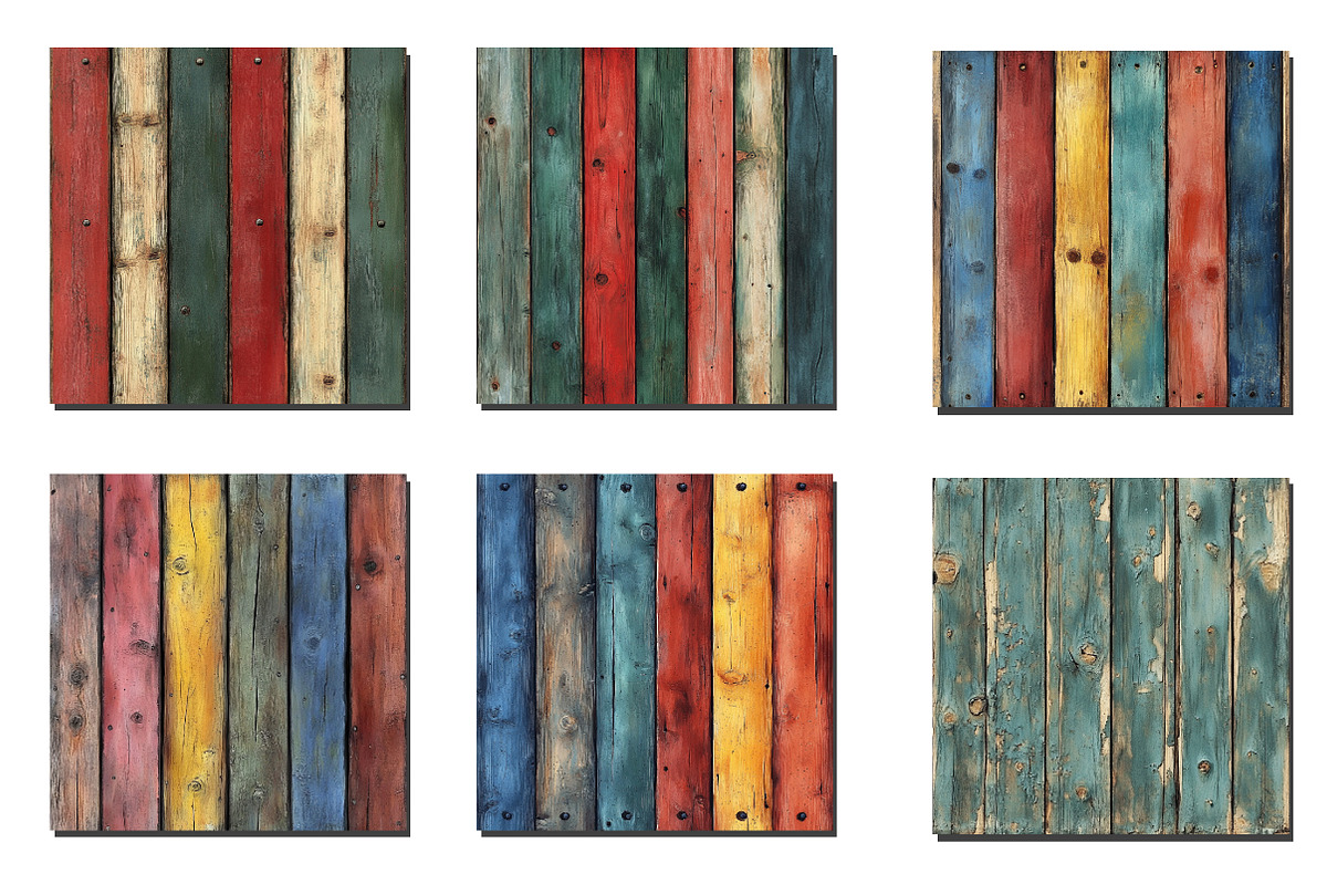 Christmas Wood Textures, an Illustration by Designworld (Photo 2 of 5)