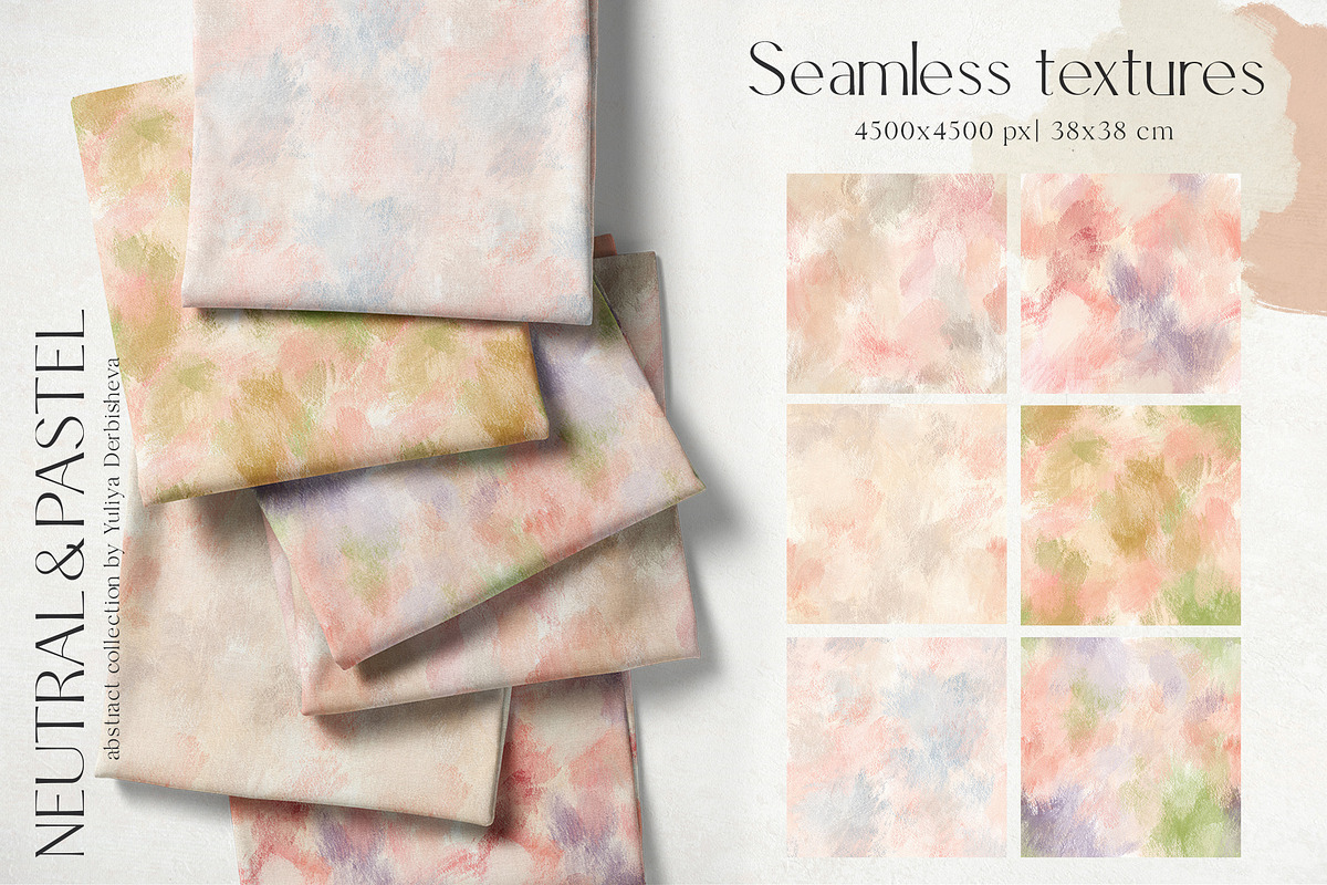 Neutral pastel background flowers, a Background Graphic by Yuliya Derbisheva (Photo 12 of 17)