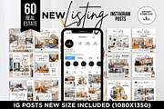 New Listing Instagram Posts Canva, a Social Media Template by CreativeVinesStore (Thumbnail 2 of 12)