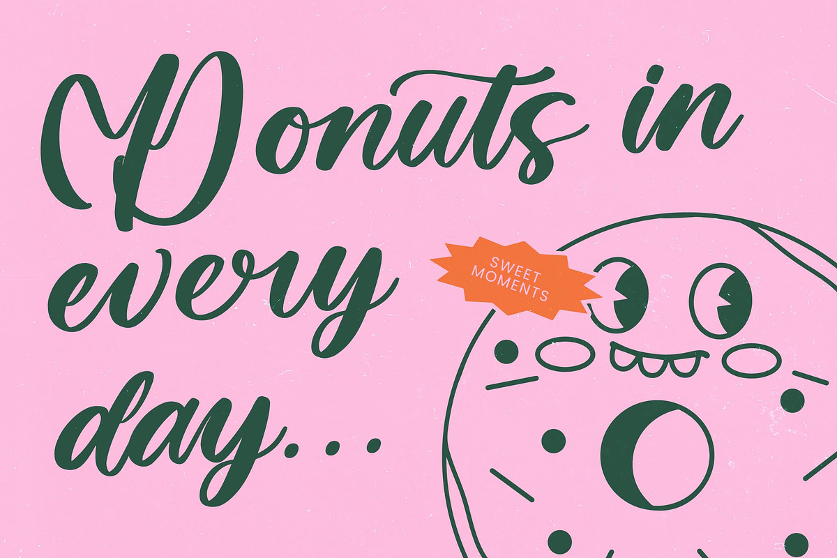 Mintac Bold Handwritten Font, a Script Font by Letterena Studios Script (Photo 13 of 20)