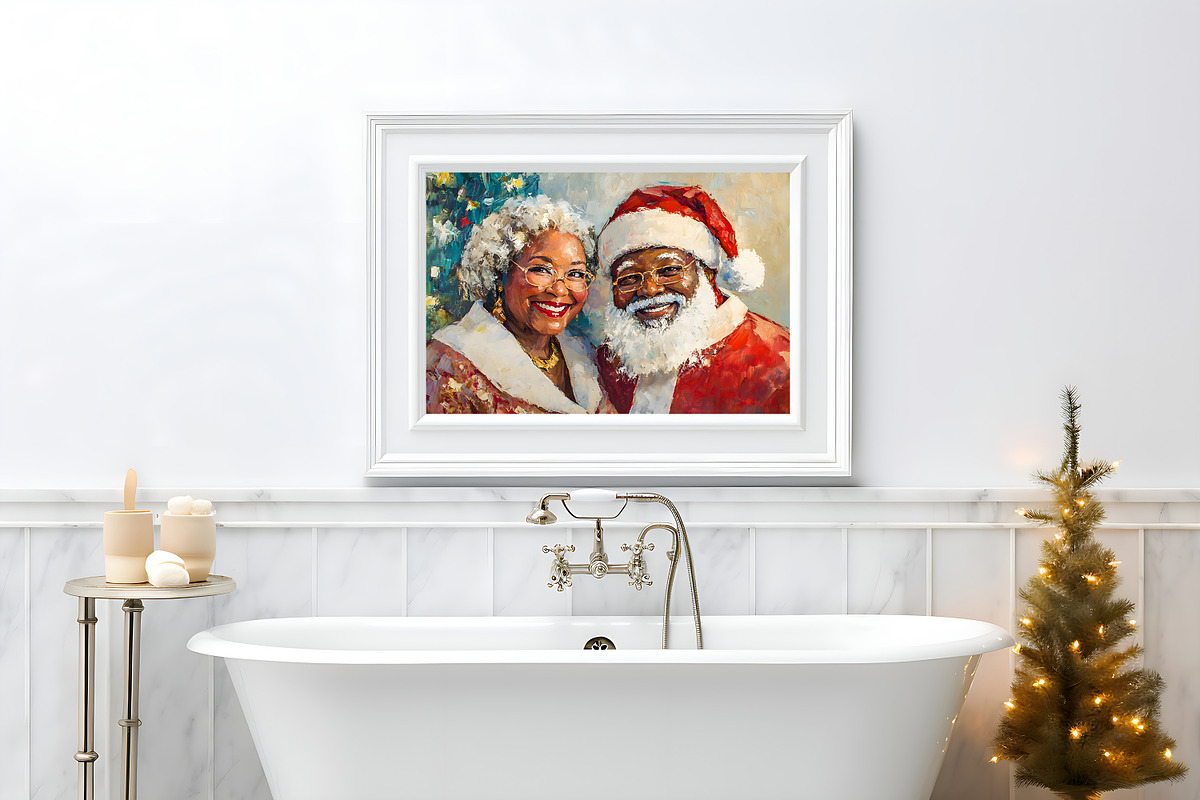 Black Father and Mother of Xmas Art, a Holiday Photo by PrintablesByFranklyn (Photo 3 of 9)