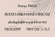 Orange Flower! Typeface with Extras, a Script Font by Anastasia Cuza (Thumbnail 5 of 9)