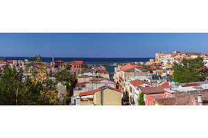 Old town of Chania in Crete, Greece, an Architecture Photo by kavalenkava