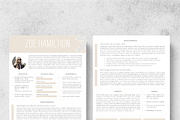 Honey Resume Template + Cover Letter, a Resume Template by Made By Hamilton (Thumbnail 3 of 4)
