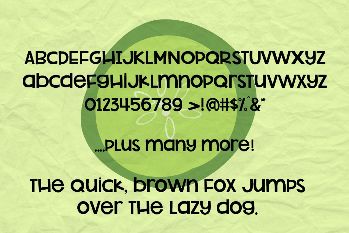 NEW!! Pickleberry Font preview 3