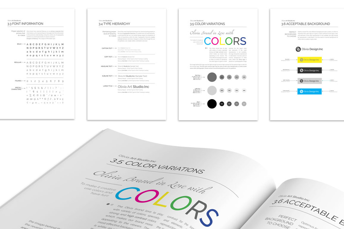 Save 30% - OLIVIA Branding Bundle, a Brochure Template by Typography Prime (Photo 7 of 13)