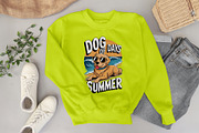 Summer Dog Digital Shirt Design, a Graphic by Vector Portal (Thumbnail 4 of 5)