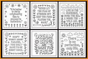 Motivational Quotes Coloring Book, an Object Graphic by protabsorkar11 (Thumbnail 4 of 4)