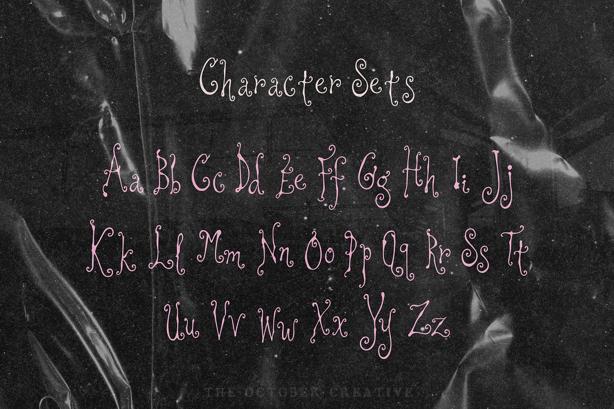 Stay Away My Darling Weird Font, a Handwritten Font by The October Creative (Photo 3 of 8)
