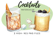 watercolour cocktails, a Graphic by MumAndMe (Thumbnail 1 of 2)