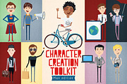 Character Creation Toolkit Bundle, a Person Illustration by Anna Ivanir (Thumbnail 2 of 5)