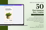 Editable Plant Canva Story Template, a Social Media Template by Snapybiz (Thumbnail 2 of 11)